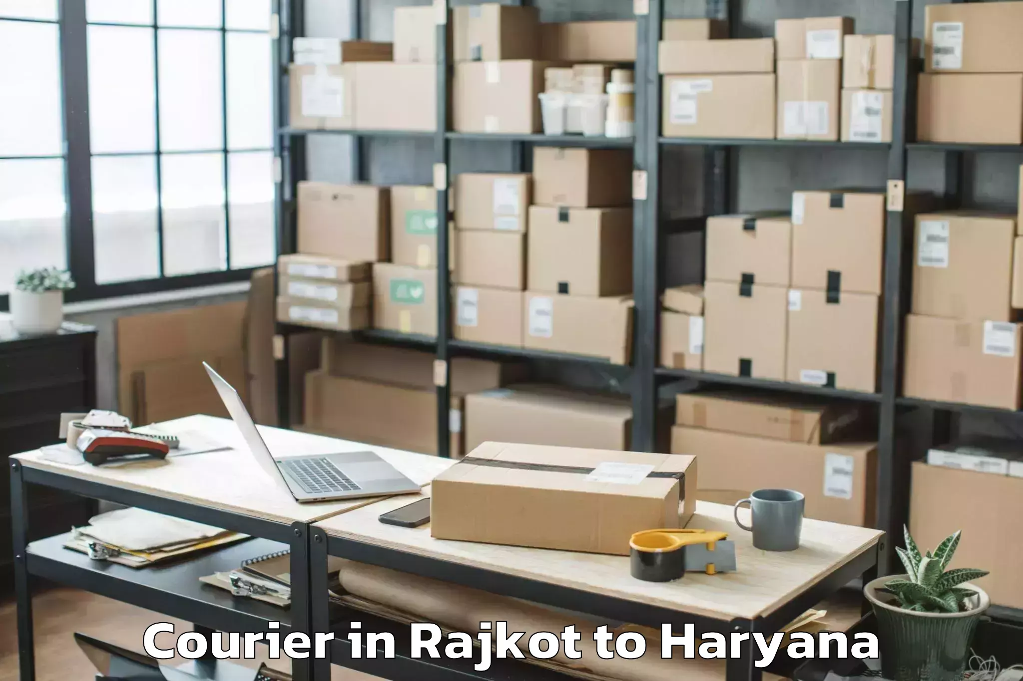 Professional Rajkot to Hissar Airport Hss Courier